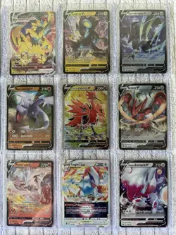 Lot Of 20 Rare Diamond Gold Foil Fan Art Pokemon Cards - Image 3