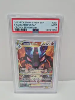Lucario VSTAR - Promo SWSH: Sword & Shield Promo Cards SWSH291 PSA 9 Pokemon - Image 1
