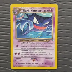 Dark Haunter 36/105 Non Holo Uncommon Neo Destiny Pokemon Card MP - Image 1