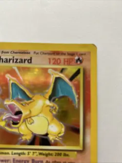 Pokemon Card Charizard Holo Rare Base Set 4/102 Vintage Good Condition - Image 4