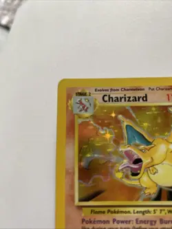 Pokemon Card Charizard Holo Rare Base Set 4/102 Vintage Good Condition - Image 5