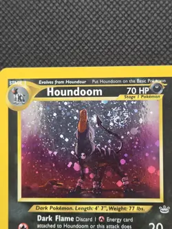 Houndoom 08/64 Neo Revelation Holo Rare Pokemon Card MP WOTC - Image 2