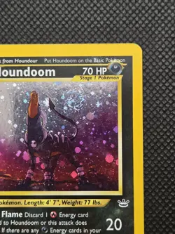 Houndoom 08/64 Neo Revelation Holo Rare Pokemon Card MP WOTC - Image 4