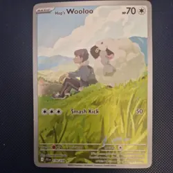 Pokemon Card Hop's Wooloo 170/159 Illustration Rare Journey Together - Image 1