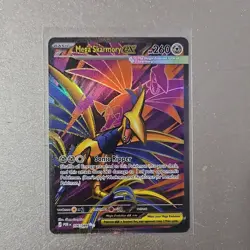 Pokemon Mega Skarmory EX 106/088 POR Full Art Ultra Rare Holo 260 HP Card - Image 1