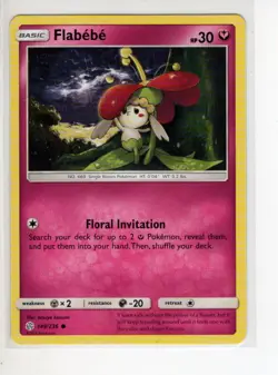 FLABEBE COSMIC ECLIPSE SET POKEMON CARD 149/236 LP - Image 1