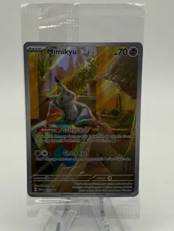 Pokemon TCG Mimikyu 075 Sv: Scarlet & Violet Black Star Promo Card Holo SEALED - Image 1