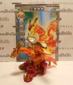 Bakugan G Ganorada Red Pyrus BakuTech 600G & Matching Card - Image 1