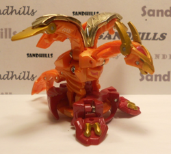 Bakugan G Ganorada Red Pyrus BakuTech 600G & Matching Card - Image 2