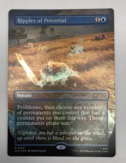 Ripples of Potential Secret Lair Foil NM Never Played MTG Magic Fallout 2453 - Image 1