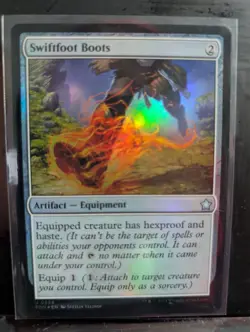 Swiftfoot Boots Foil 258 FDN MTG SealedinSleeve - Image 1