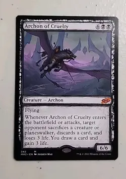 Archon of Cruelty (Showcase) Modern Horizons 2 Regular MTG - Image 1
