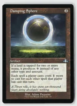 Damping Sphere (Retro Frame) #377 (NM) Dominaria Remastered DMR Magic MTG - Image 1