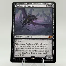 MTG Modern Horizons 2 - Archon of Cruelty (Showcase) - MH2 - NM - Image 1