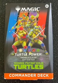 MTG - Turtle Power - Teenage Mutant Ninja Turtles - Commander Deck - Sealed - Image 1