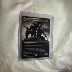 Dark Leo & Shredder (borderless) (220) M/NM MTG Teenage Mutant Ninja Turtles - Image 2