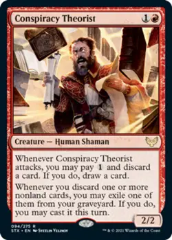 4 x Conspiracy Theorist - Strixhaven: School of Mages - NM-Mint - MTG - Image 1