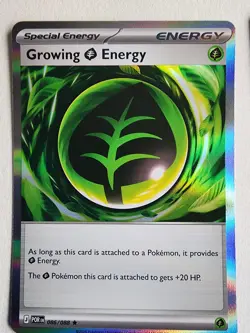 Growing Grass Energy 086/088 Rare Perfect Order Pokemon Reverse Holo Near Mint - Image 1