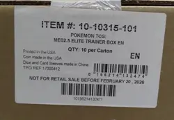 Pokemon Lot Sealed 1 Case Ascended Hero’s ETB 10 Charizard UPC 2 PC ETBs 2 - Image 1