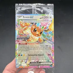 Pokemon Prismatic Evolutions Eevee ex 75/131 Surprise Box Stamped Promo - SEALED - Image 1