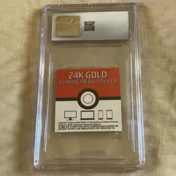 Pokemon CGC10 GEM MT Ditto 24K Gold Plating 2023 Candy Stickers Korean - Image 4