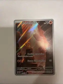 Pokemon TCG Charmander Scarlet & Violet 168/165 NM Condition - Image 1