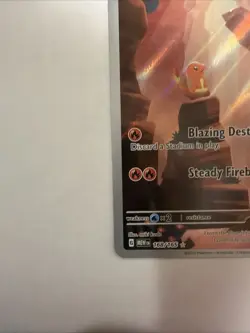 Pokemon TCG Charmander Scarlet & Violet 168/165 NM Condition - Image 2