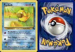 PSYDUCK 53/62 COMMON FOSSIL POKEMON UNLIMITED HP - Image 1