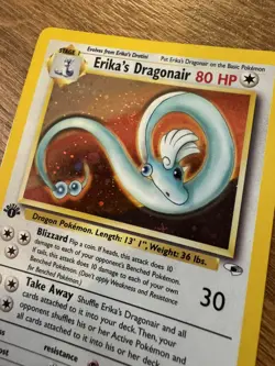 Erika’s Dragonair 4/132 1st Edition Gym Heroes WOTC Vintage Pokemon - Image 3