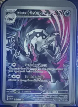 Pokemon Galarian Obstagoon ASC 245/217 Rare Full Art Foil 170 HP English TCG - Image 1