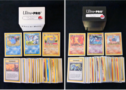 Pokemon Light + Dark Theme Deck (2 COMPLETE DECKS) Neo Destiny Vintage Auction - Image 1