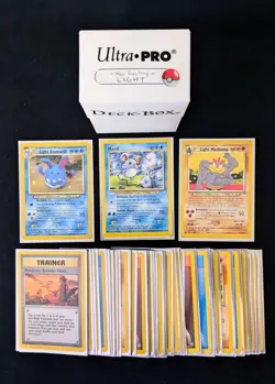 Pokemon Light + Dark Theme Deck (2 COMPLETE DECKS) Neo Destiny Vintage Auction - Image 3
