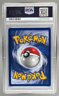 1999 Pokemon Fossil 1st Edition 20 Gengar PSA 8 - Image 2