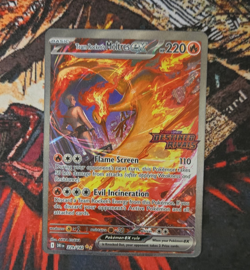 Pokemon Team Rocket's Moltres EX Destined Rivals 229/182 Foil English - Image 1