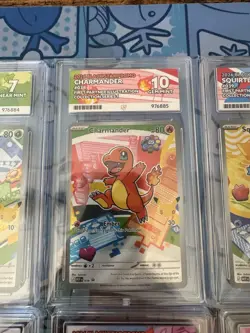 Pokemon First Partner Illustration Full Set Ace 10s/Ace 7 X1 Sequencial Certs - Image 4