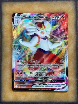 Pokemon Cinderace VMax 019/072 Shining Fates Ultra Rare Holo NM - Image 1