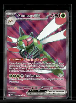 Pokemon 2025 Scarlet & Violet Destined Rivals Yanmega EX #206/182 - Image 1