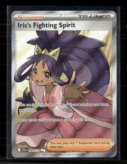 Pokemon 2025 Journey Together Iris's Fighting Spirit FA #180/159 - Image 1