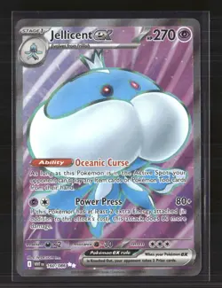Pokemon 2025 Scarlet & Violet White Flare Jellicent EX UR FA #160/86 - Image 1