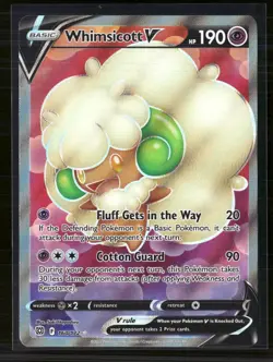 Pokemon 2022 Brilliant Stars Whimsicott V FA #160/172 - Image 1