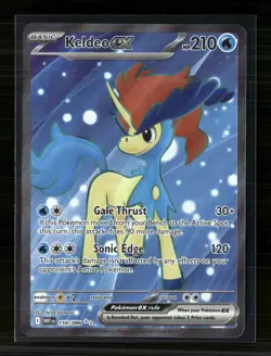 Pokemon 2025 Scarlet & Violet White Flare Keldeo EX UR #159/86 - Image 1
