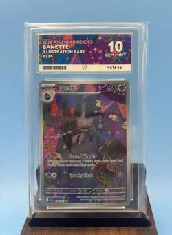 Banette 234/217 Illustration RareAscended Heroes Pokemon TCG ACE 10 - Gem Mint - Image 1