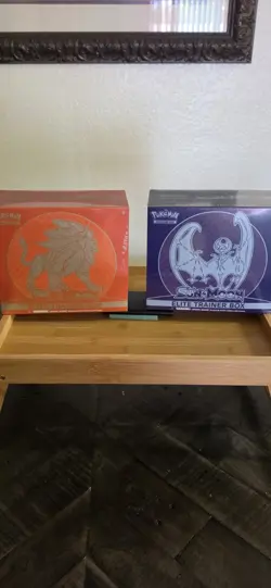 Pokemon TCG Sun & Moon Base Set Both Elite Trainer Boxes Sealed English Lot Of 2 - Image 1
