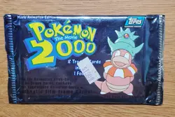 Pokemon the Movie 2000 Topps Pack New Factory Sealed Slowking - Image 1