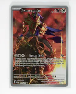 2025 Pokemon Destined Rivals Zamazenta Full Art #201/182 (CF) - Image 1