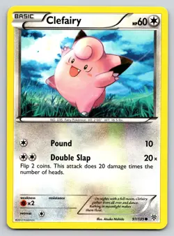 Clefairy 97/135 Plasma Storm Pokemon TCG Common LP Regular - Image 1