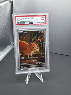 Pokemon - Vulpix 138/132 Me01: Mega Evolution Holo 🔥PSA 9🔥 - Image 1