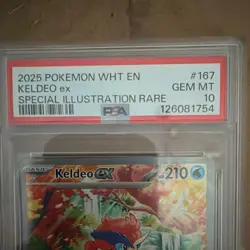 Pokemon Keldeo ex 167/086 Sv: White Flare Special Illustration Rare Holo 210HP … - Image 2