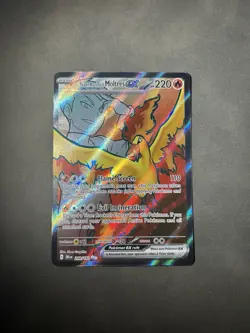 Pokemon TCG Team Rockets Moltres EX#208/182 Destined Rivals - Image 1