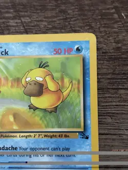 Pokemon TCG Psyduck Fossil 1st Edition 53/62 Basic 50 HP Common Regular English - Image 3